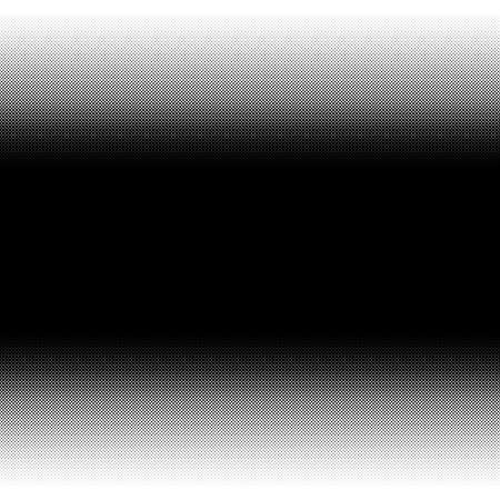 Linear, horizontal halftone vector pattern, texture. Circles, dots, screentone illustration. Freckle, stipple-stippling, speckles illustration. Pointillist vector artのイラスト素材