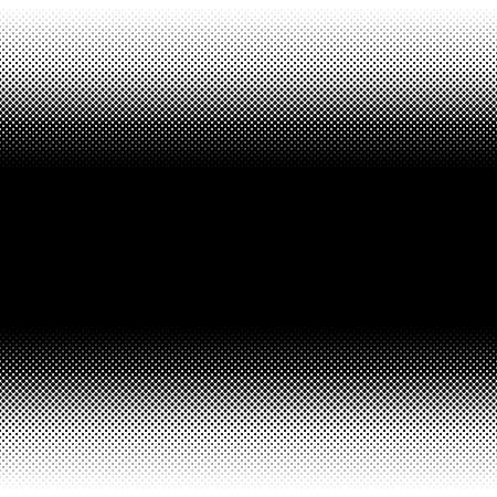 Linear, horizontal halftone vector pattern, texture. Circles, dots, screentone illustration. Freckle, stipple-stippling, speckles illustration. Pointillist vector artのイラスト素材