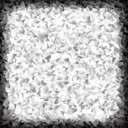 Low poly triangular, triangles vector background. Shatter, crumple effect. Chaotic glass paneのイラスト素材