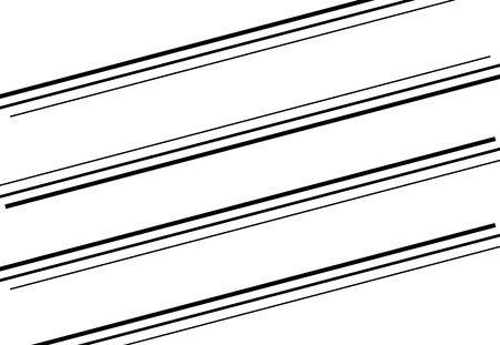 Diagonal, slating, oblique and skew lineal, linear striped liny abstract geometric vector...