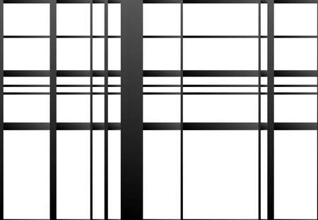 Mesh, grid, grill of overlapping, interlace, intersecting thin and thick lines. Vector illustrationのイラスト素材