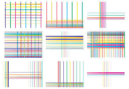 Mosaic style mesh, grid, grill of intersecting straight lines. Tessellation vector illustrationのイラスト素材