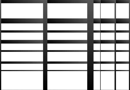 Mesh, grid, grill of overlapping, interlace, intersecting thin and thick lines. Vector illustrationのイラスト素材