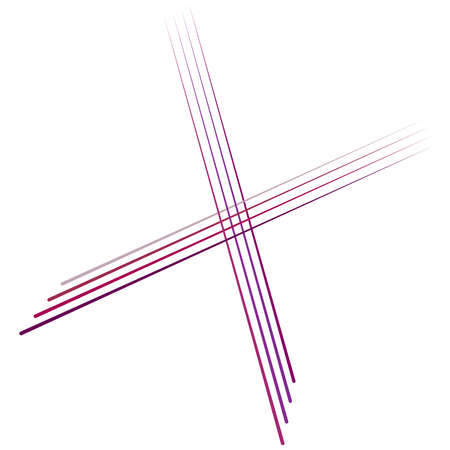 Random lines and stripes grid, mesh abstract reticular, matrix, array colorful pattern, texture and...