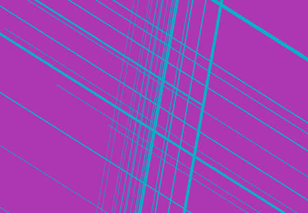 Colorful, multicolor oblique, diagonal and slanted mesh-grid abstract geometric background in rectangular format. Vectorのイラスト素材