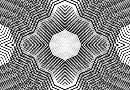 repeatable and tileable grid, mesh of zig-zag, criss-cross and wavy interlace, intertwine and interweave lines. abstract lattice and grating, grid and mesh texture, pattern and backgroundのイラスト素材