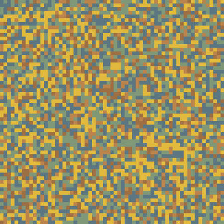 Pixellation, Random squares, Blocks random color pattern, background and textureのイラスト素材