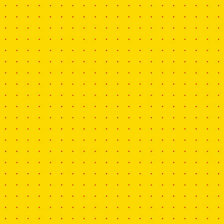 Popart, pointillist-pointillism seamless red, yellow circles, dots, dotted pattern, circles background. Vectorのイラスト素材