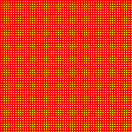 Popart, pointillist-pointillism seamless red, yellow circles, dots, dotted pattern, circles background. Vectorのイラスト素材