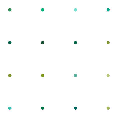 Circles, dots, polka-dots seamlessly repeatable colorful pattern, background. Speckle, stipple, stippling illustration. Vectorのイラスト素材