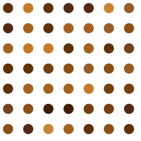 Circles, dots, polka-dots seamlessly repeatable colorful pattern, background. Speckle, stipple, stippling illustration. Vectorのイラスト素材