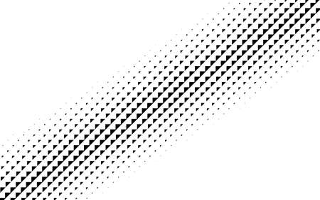 Triangles halftone vector illustration. Triangle geometric background texture and patternのイラスト素材