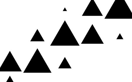 Triangles halftone vector illustration. Triangle geometric background texture and pattern