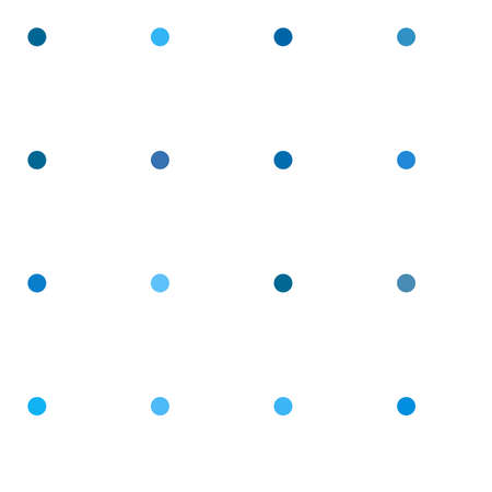 Circles, dots, polka-dots seamlessly repeatable colorful pattern, background. Speckle stipple stippling illustration. Vectorの写真素材