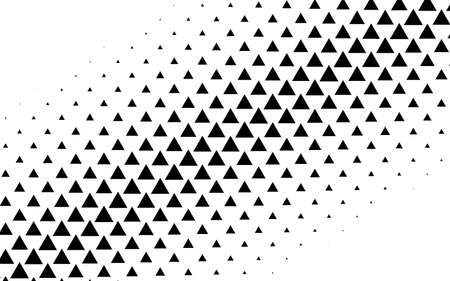 Triangles halftone vector illustration. Triangle geometric background texture and patternのイラスト素材