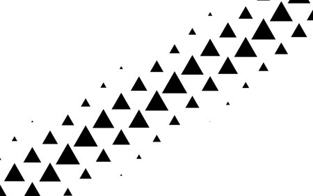 Triangles halftone vector illustration. Triangle geometric background texture and pattern