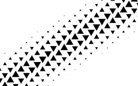 Triangles halftone vector illustration. Triangle geometric background texture and pattern