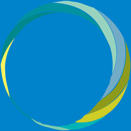 Circular Spiral, swirl, twirl design element. Concentric, radial and radiating burst of lines with rotation, gyre and curved distortionのイラスト素材