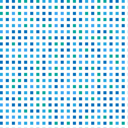 Simple, plain colorful squares repeatable, seamless background, pattern. Squares checkered, chequered background illustration. Grid, mesh, chequr lattice, grating vectorのイラスト素材