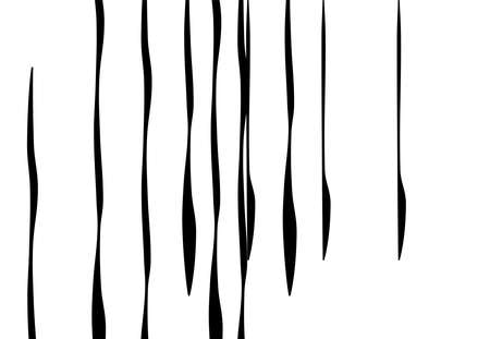 Melting, smudge paint effect vector illustration. Paint lines, paint stripes. FLuid, gel elementのイラスト素材