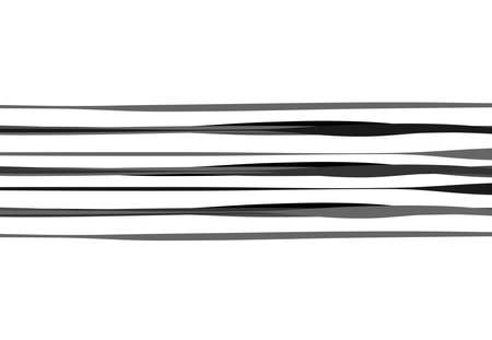 Melting, smudge paint effect vector illustration. Paint lines, paint stripes. FLuid, gel elementのイラスト素材