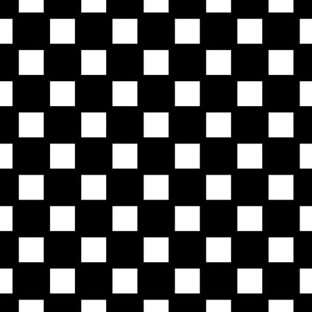 Simple, plain squares repeatable, seamless background, pattern. Squares checkered, chequered background illustration. Grid, mesh, chequr lattice, grating vectorのイラスト素材