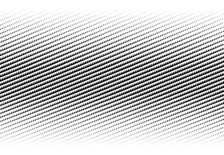 Triangles halftone vector illustration. Triangle geometric background texture and patternのイラスト素材