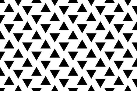 Triangles halftone vector illustration. Triangle geometric background texture and patternのイラスト素材