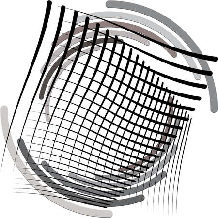 Overlaying abstract Spiral, Swirl, Twirl vector. Volute, helix, cochlear vertigo circular, geometric illustration. Abstract circleのイラスト素材