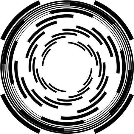 Overlaying abstract Spiral, Swirl, Twirl vector. Volute, helix, cochlear vertigo circular, geometric illustration. Abstract circleのイラスト素材