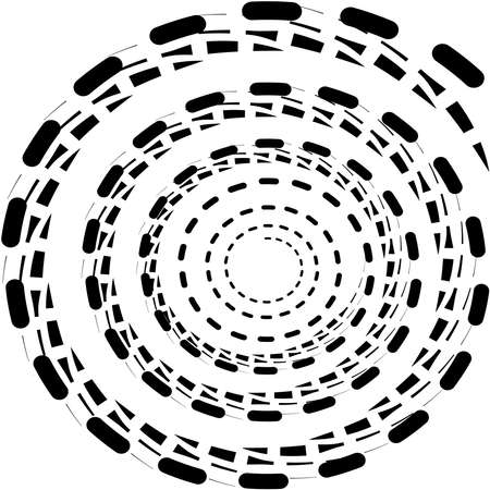 Overlaying abstract Spiral, Swirl, Twirl vector. Volute, helix, cochlear vertigo circular, geometric illustration. Abstract circleのイラスト素材