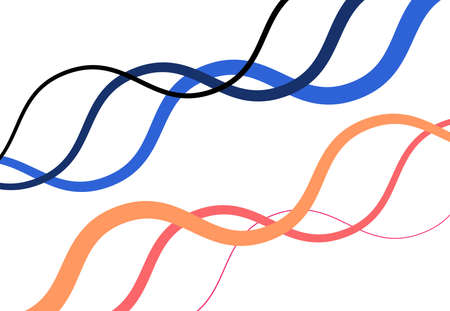 Colorful wavy, waving and undulating, billowy diagonal, olbique and slanting, skew, tilt lines,...