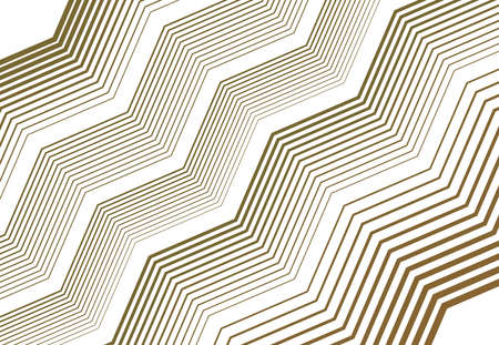 Zig-zag, criss-cross, wavy, waving and serrated, jagged lines, stripes design element. Diagonal,...