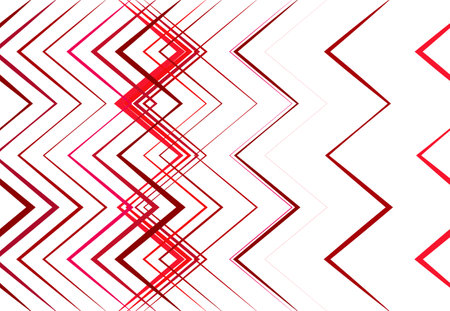 Corrugated, wrinkled, wavy, zig-zag, criss-cross lines abstract colorful geometric pattern, background, texture or backdropのイラスト素材