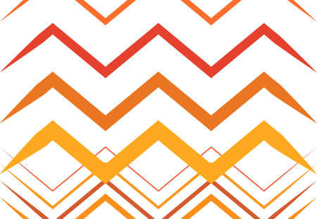 Corrugated, wrinkled, wavy, zig-zag, criss-cross lines abstract colorful RED, ORANGE geometric...