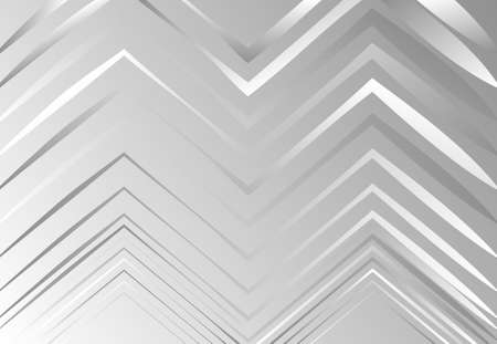 Corrugated, wavy, zig-zag, criss-cross lines abstract geometric black and white, grayscale, monochrome pattern, background, texture or backdropのイラスト素材