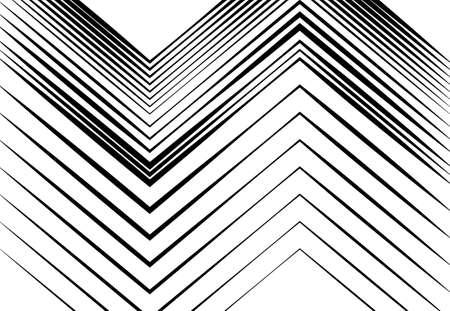 Corrugated, wavy, zig-zag, criss-cross lines abstract geometric black and white, grayscale,...