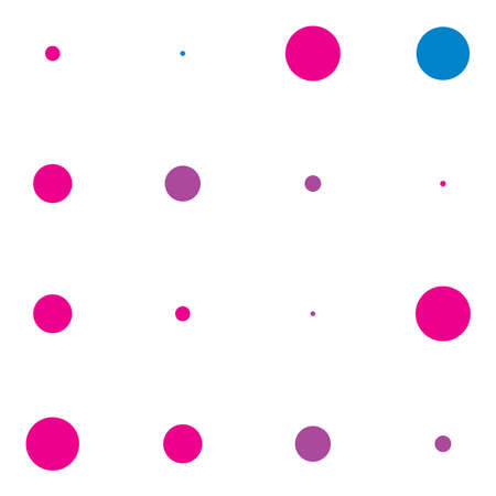 4x4 circles dots variation design. Dotted, speckles, frecklesのイラスト素材