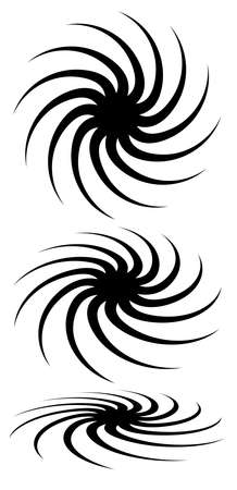 Spirals, swirls, twirls in perspective. Spiral vector illustrationのイラスト素材
