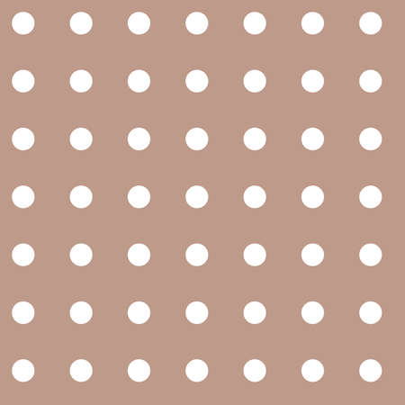 White circles, dots, speckles over color background. Seamless repeatable halftone pattern. Simple stipple, stippling, pointillist-pointillism wrapping paper illustration. Vectorのイラスト素材