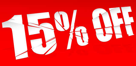 cracked, smashed, splattered and exploding percentage, discount numbers, numerals and letters for marketing, promotion vector illustrationのイラスト素材