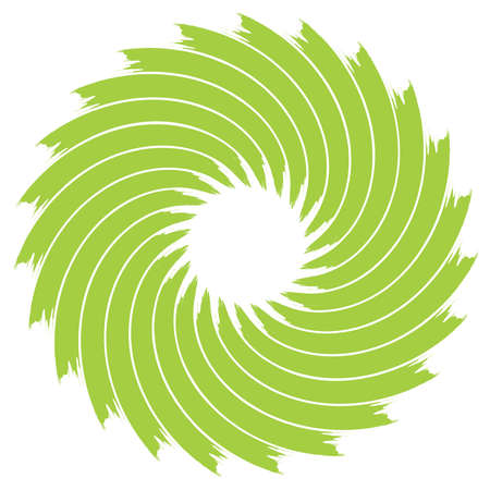 Spiral Helix, volute and vortex shape. Swirl, twirl, twist rotation vector illustrationのイラスト素材