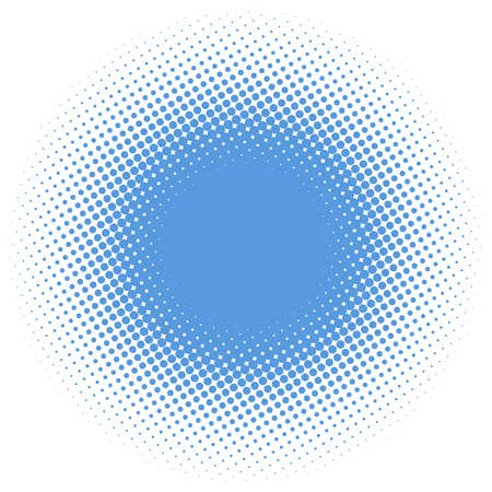 Colorful halftone vector pattern, texture design element. Circles, dots, screentone illustration. Freckle, stipple-stippling, speckles illustration. Pointillist vector artのイラスト素材