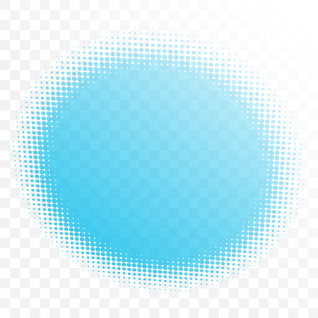 Colorful halftone vector pattern, texture in 3d perspective. Circles, dots, screentone illustration. Freckle, stipple-stippling, speckles illustration. Pointillist vector artのイラスト素材