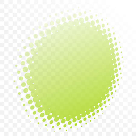 Colorful halftone vector pattern, texture in 3d perspective. Circles, dots, screentone illustration. Freckle, stipple-stippling, speckles illustration. Pointillist vector artのイラスト素材