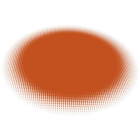 Colorful halftone vector pattern, texture in 3d perspective. Circles, dots, screentone illustration. Freckle, stipple-stippling, speckles illustration. Pointillist vector artのイラスト素材