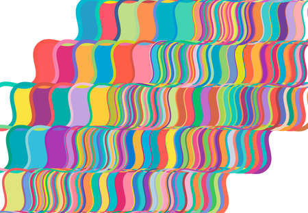 Geometric formation mosaic, tessellation design element, background, texture and pattern. Patchwork graphicsのイラスト素材