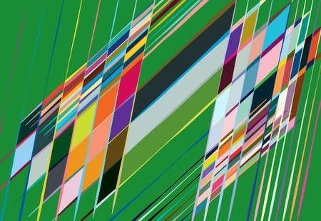Tessallation, mosaic abstract colorful, multicolor and geometric background. Random rectangle, square tiles angular pattern and textureのイラスト素材