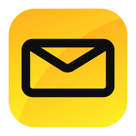 Letter, envelope, mail, email icon symbol illustration, clip-art graphicsのイラスト素材
