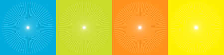 Beams, rays, starburst, sunburst element illustration Clip art graphicsのイラスト素材